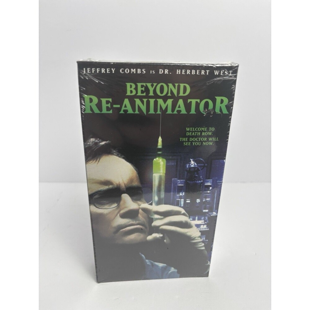 Beyond Re-Animator Horror Movie VHS - Cult Movie Jeffrey Combs Herbert West New